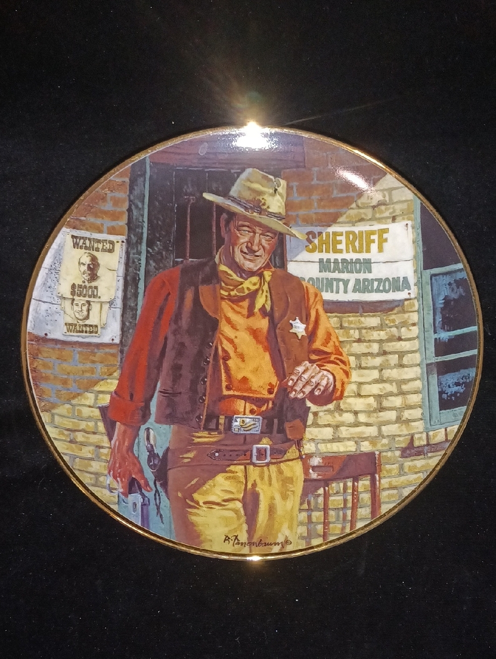 John Wayne, American Legend Collector Plate